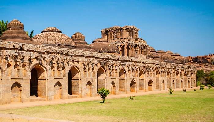ज़ेनाना एनक्लोजर हम्पी भारत आकर्षक स्थल में सबसे खूबसूरत जगह है