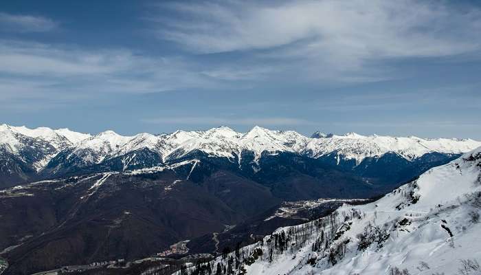 Snow view point must be on the top to visit the Pangot. 