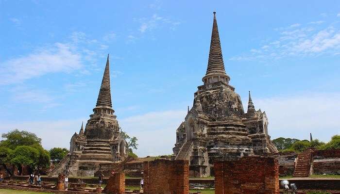 Park view of Ayutthaya Historical Park