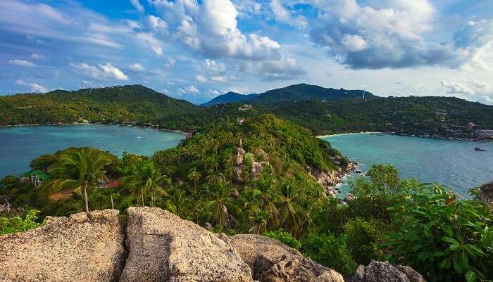 Viewpoint at Koh Tao in Surat Thani thailand