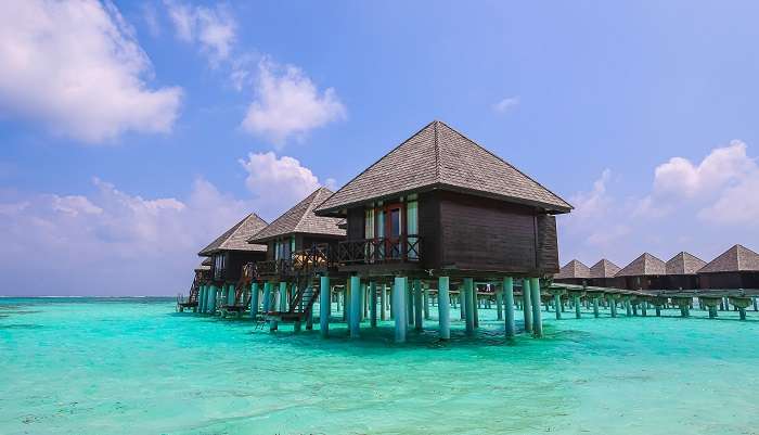 Water Villas at the Guraidhoo Island