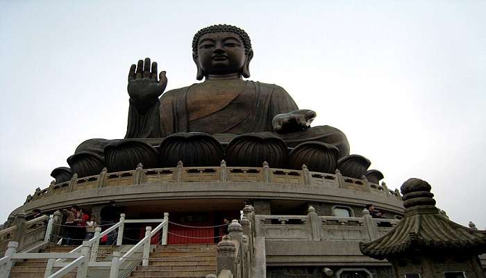 visit Bronze Statue Of Buddha in Hongkong in March.