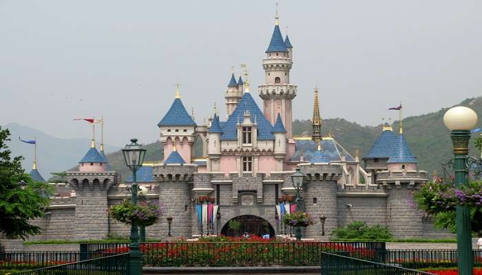 Disneyland a wonders of Hongkong in march.