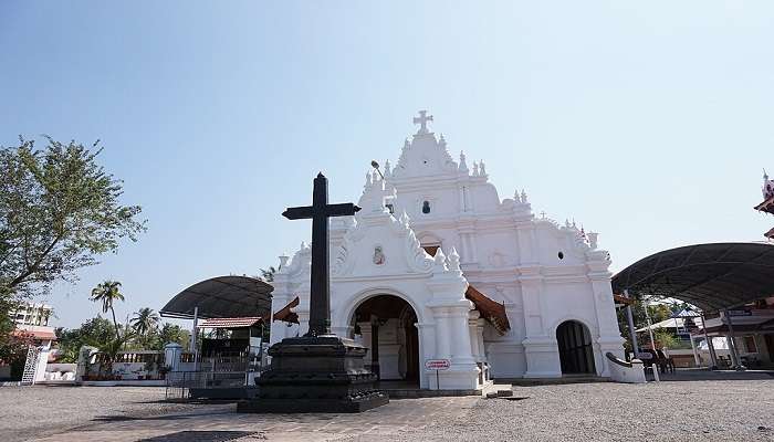 Nadamel Marth Mariam Church, an ancient church in Kerala, built in the 12th century AD.