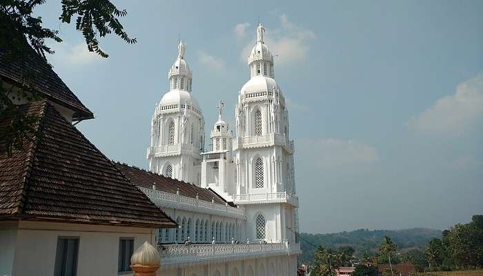 View from Garden Top, St. Mary's Forane, Kuravilangad.
