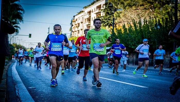 a marathon that takes place in  march in greece