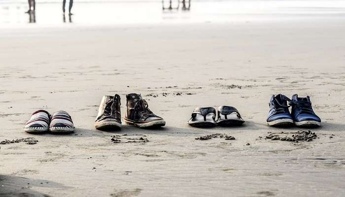 Shoes On The Beach