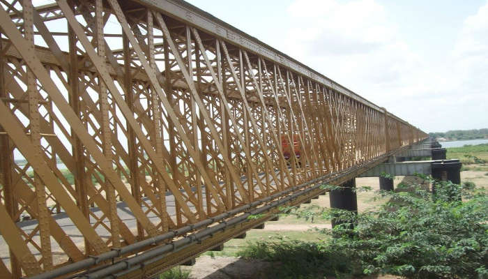 view from the Golden Bridge, one of the best places to visit in Bharuch