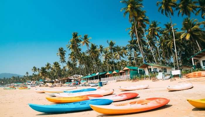 beachside view in Goa