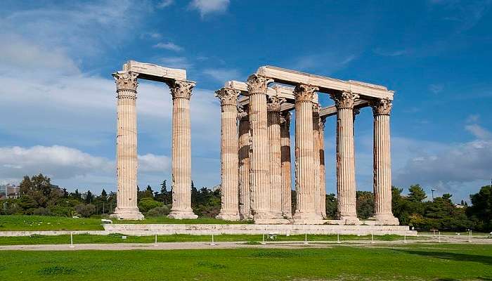 a monument in greece that is visited by many tourist 