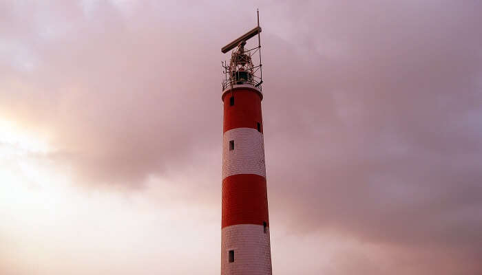 Partial view of Gopalpur Lighthouse, one of the scenic Gopalpur tourist places one must visit