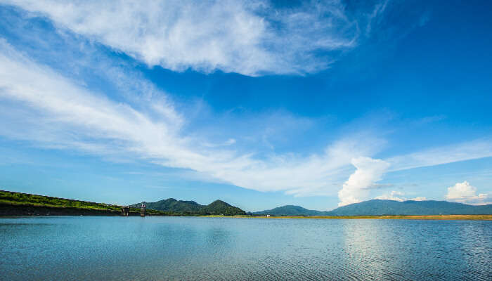 Soak in the stunning view at Hulikere Lake Road, one of the gorgeous places to visit in Koppal