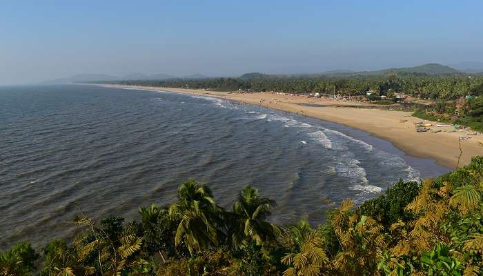 La vue de plage de Gokarna