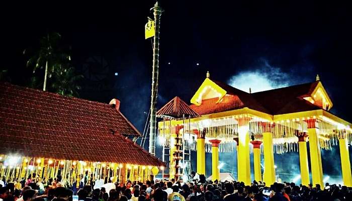 Jagannath temple at night