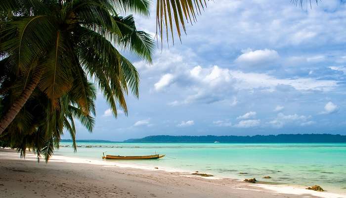 La plage dans l'île Havelock, C'est l'une des meilleur lieux à visiter en mars en Inde 