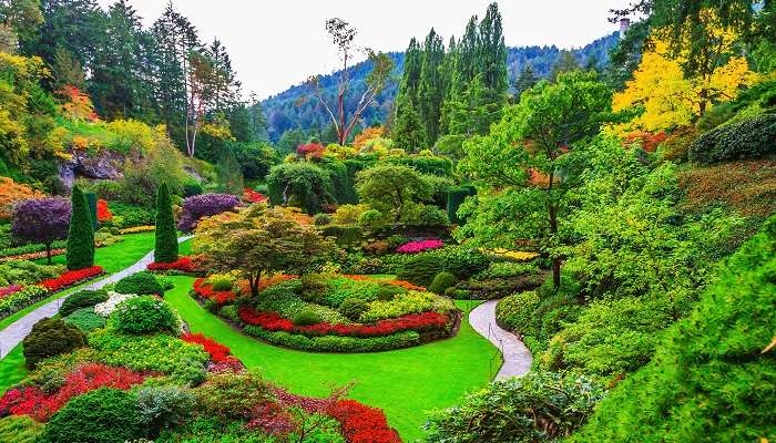 La jardin Butchart, c'est l'une des meilleurs endroits à visiter au Canada