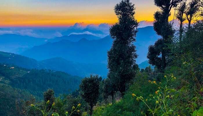 La vue incoryable du matin en Kanatal,