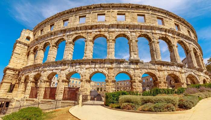 Amphithéâtre de Pula connu sous le nom de Colisée de Pula