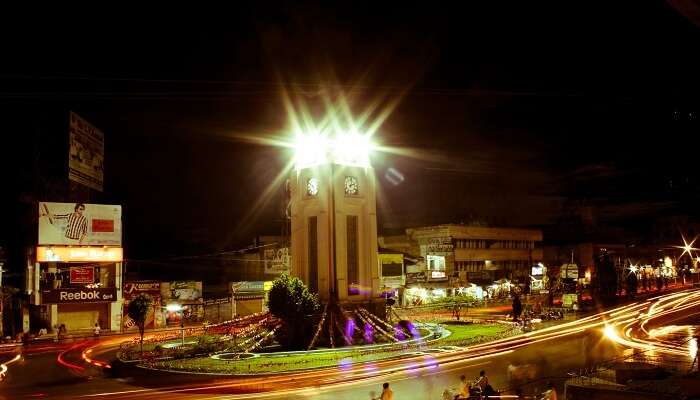 Anantapur, la vue nocturne 