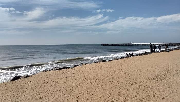 La plage de Promenade, c'est l'une des meilleur lieux à visiter à Pondichéry