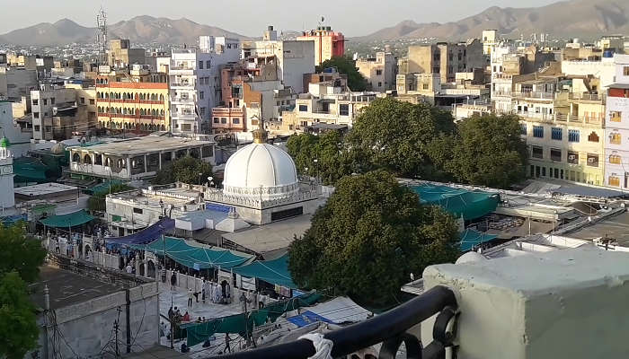 La vue panaromique de la ville Ajmer