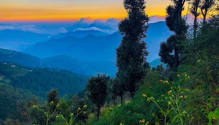 Superbe vue matinale à Kanatal,