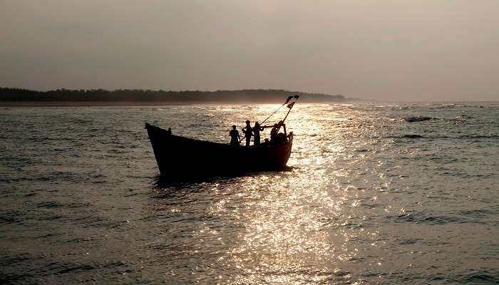 La belle vue de la plage de digha