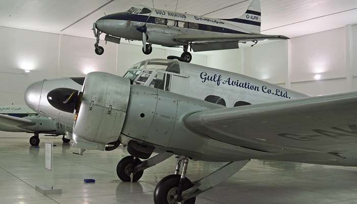 The view of the world-famous aviation museum- Al Mahatta Museum, one of the amazing museums in Sharjah.