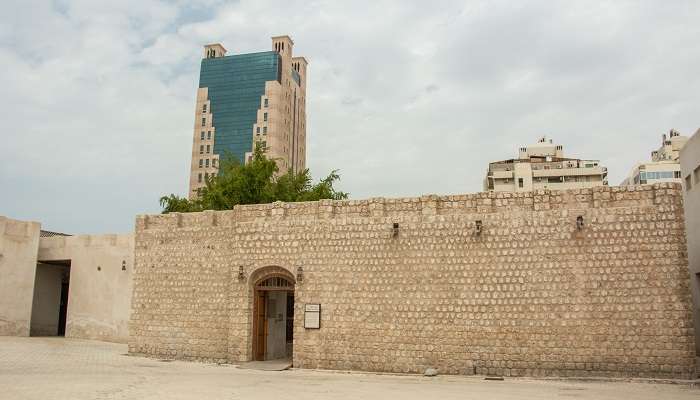 The exterior view of Bait Al Naboodah or Sharjah Heritage Museum.