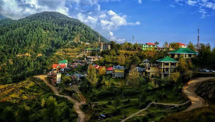 Vue verte de Dharamshala, c'est l'une des meilleur escapades de week-end au départ de Gurgaon