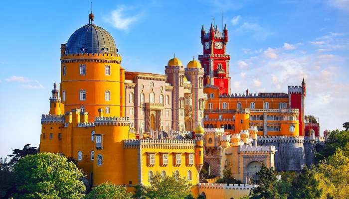 Palais de Pena à Sintra, Lisbonne, Portugal. c'est l'une des plus anciens pays du monde