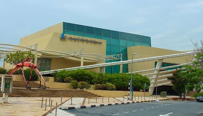 The breathtaking view of Sharjah Maritime Museum.