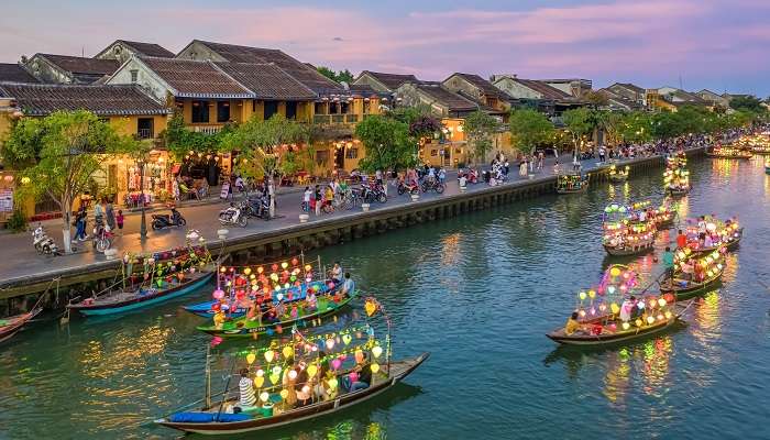 La vue incroyable de Hoi An, c'est l'une des plus anciens pays du monde