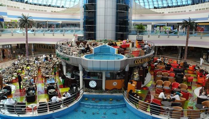 Food Court of the Dubai Hills Mall that attracts visitors every day.