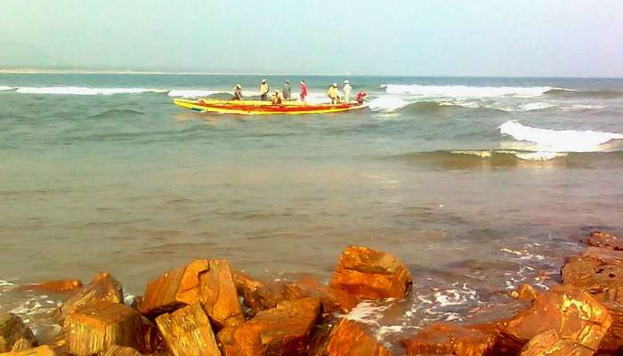 Plage de Bheemunipatnam, C’est l’une des meilleures plages près de Hyderabad