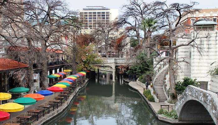 Texas, La vue magnifique de canal, c'est l'une des meilleurs endroits à visiter en avril