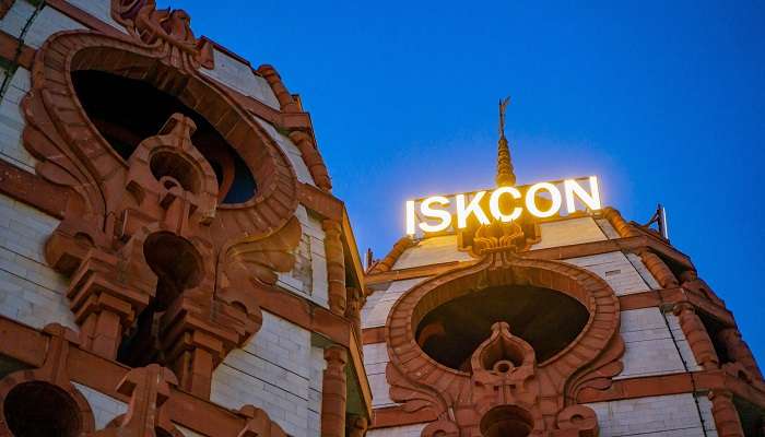 A charming view of ISKCON Temple, one of the wonderful Hindu temples in Germany