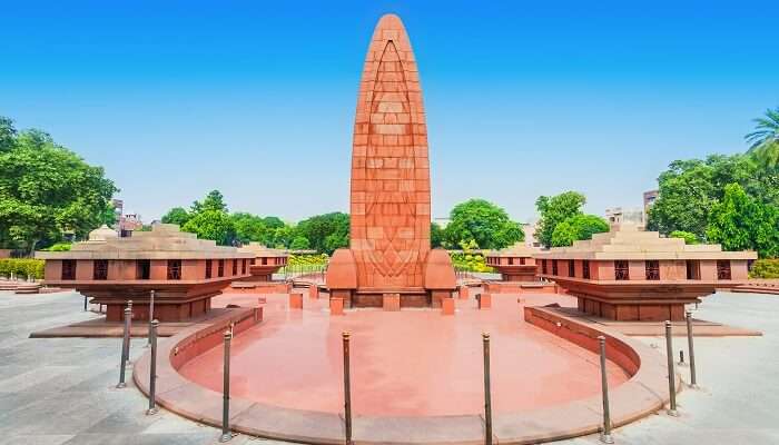 La vue de Jallianwala Bagh Memorial, Punjab, C’est l’une des meilleurs lieux historiques célèbres en Inde