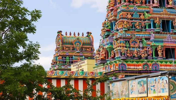 A charming view of Sri Kamadchi Ampal Temple in Germany