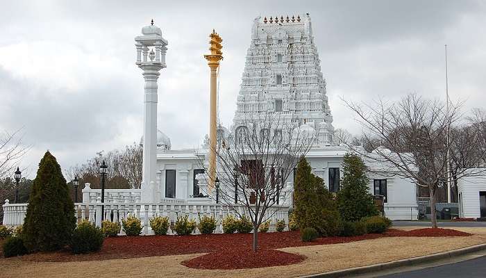 Inspired by the world-famous Venkateswara Temple in Tirupati, the Venkateswara Temple in Atlanta is quite the sight to behold