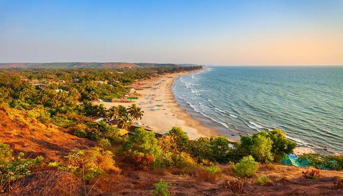 Arambol Beach, is a must-visit place during the North Goa to South Goa road trip.