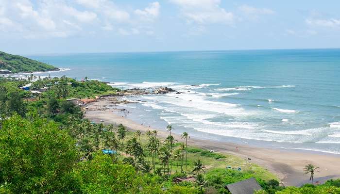 Vagator Beach, is a great stop during your North Goa to South Goa road trip