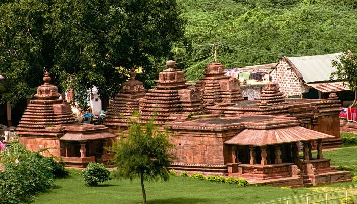 The view of ancient Mallikarjuna Temple. 