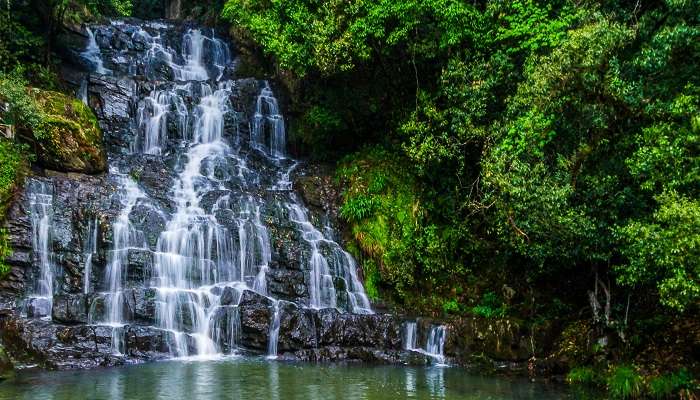 Magnificent view of Elephant Falls, places to visit in July in India