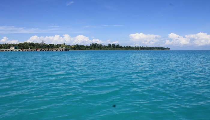 A majestic view of Lalaji bay beach in Andaman