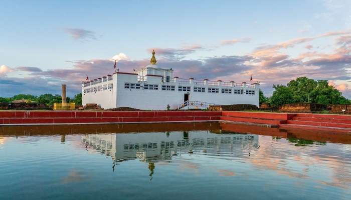 A blissful view of Maya Devi Temple