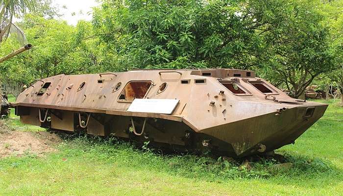 Siem Reap at the war museum that is the top places to visit near pub street.