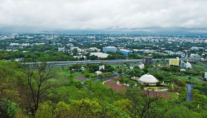 View of Nashik City that you get to see after the Mumbai to Nashik road trip