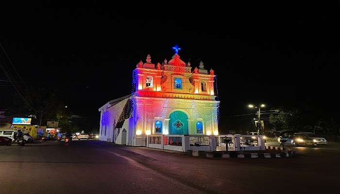 Calangute, one of the most beautiful churches in Goa, which you can reach after your Kerala to Goa road trip
