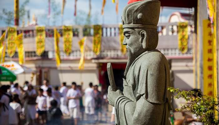 Located on Phang Nga Road, the Sacred Shrine of the Serene Light is a must-visit for tourists